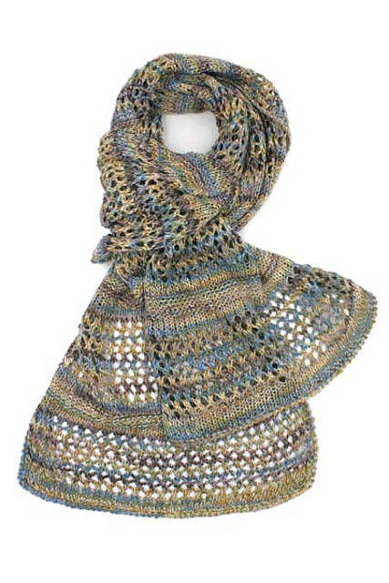 5801M Ridged Lace Scarf/Wrap