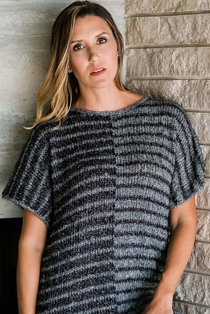5900P Split Stripe Pullover