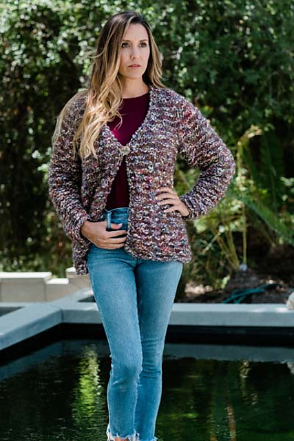 5902B Slip Stitch Cardigan
