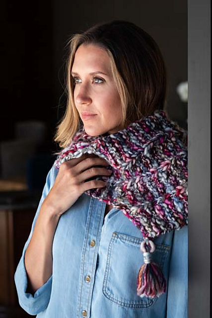 5902H Slipped Rib Off Center Shoulder Shrug