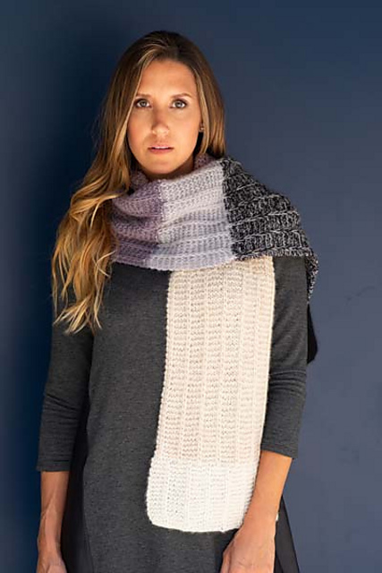 5901P Slipped Stitch Scarf