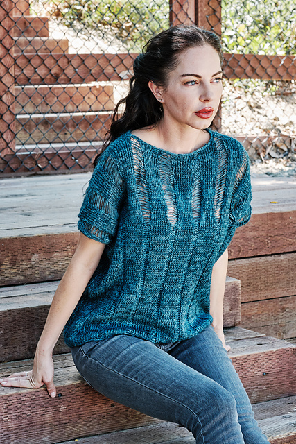 6300H Drop St. Flared Yoke Pullover