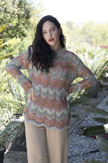 6300Q Zig Zag Pullover