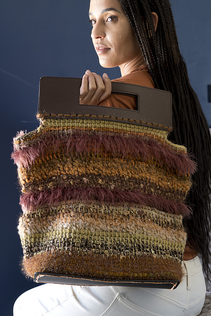 6301P Magic 8 Ball Tunisian Crochet Tote