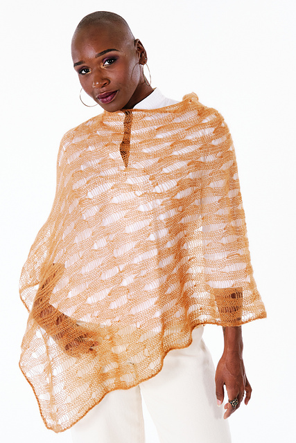 6101H Dropped Rib St. Scarf/Wrap/Poncho