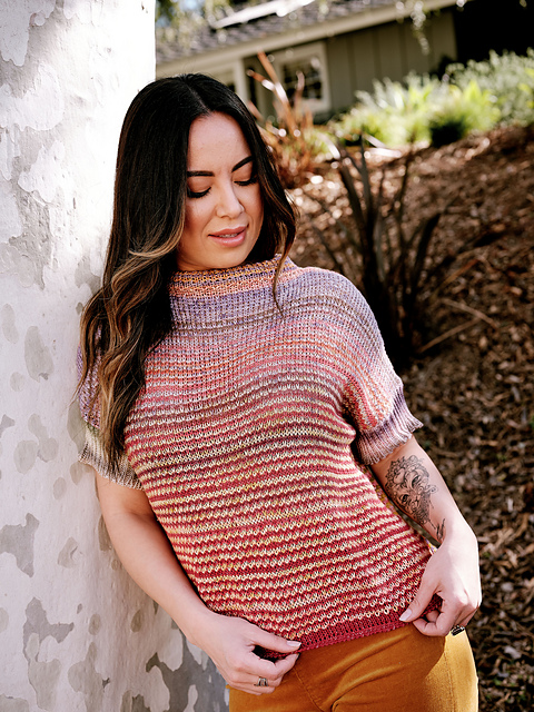 6400L Nuance Slipped Stripe T