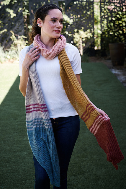 Ravelry: 6500T Spirit Ribbed Scarf pattern by Barry Klein