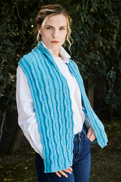 Ravelry: 6701C Vertical Wave pattern by Barry Klein