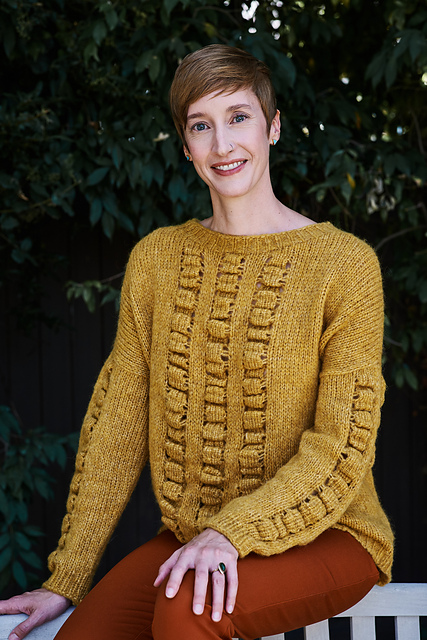 6700B Ruffled Bubble Pullover