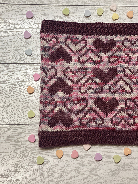 Love Hearts Cowl