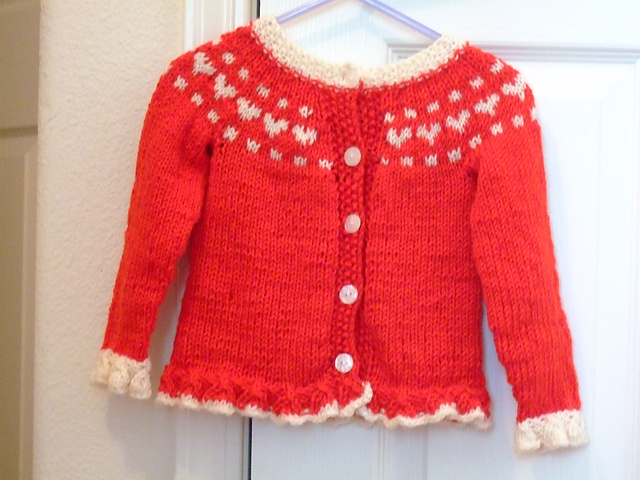 Valentine's Heart Cardigan