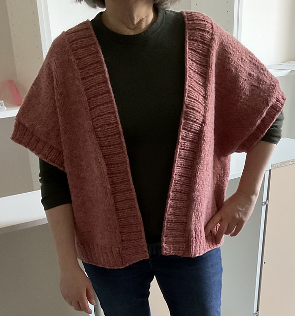 Gilet rose