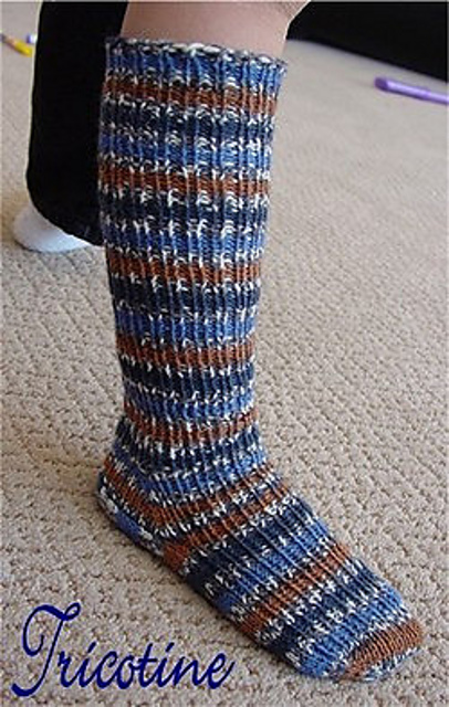 Toe-Up Child Sock