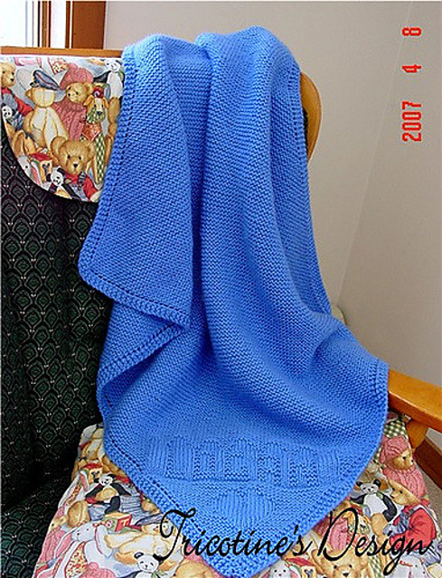 Baby Diagonal Bassinet Blanket