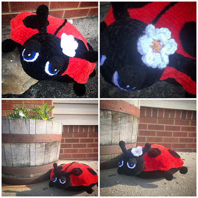 Little Lady Ladybug Pillow