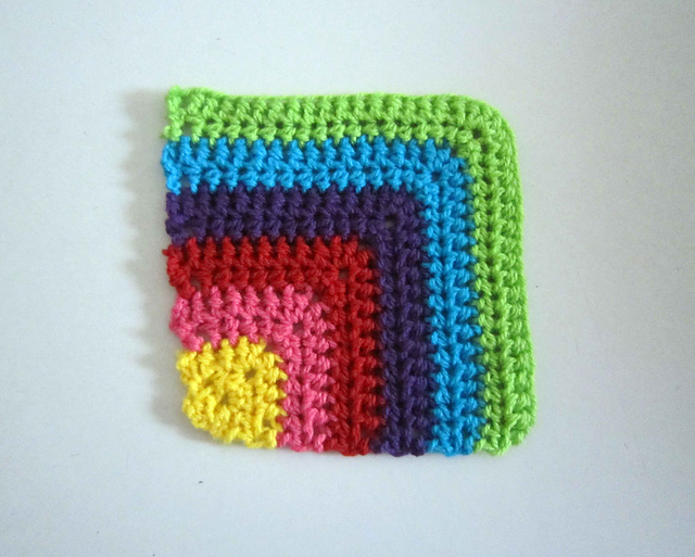 Ravelry: HDC Mitred Square pattern by JudyK