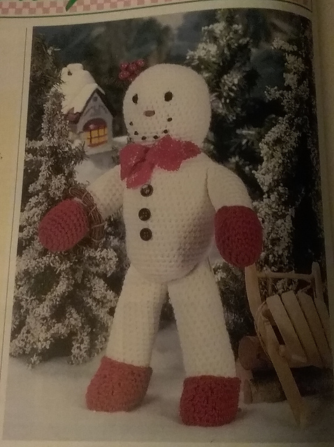 Holly Berry Snowman