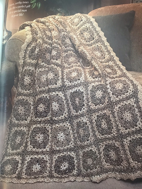 Winter Tweed Afghan