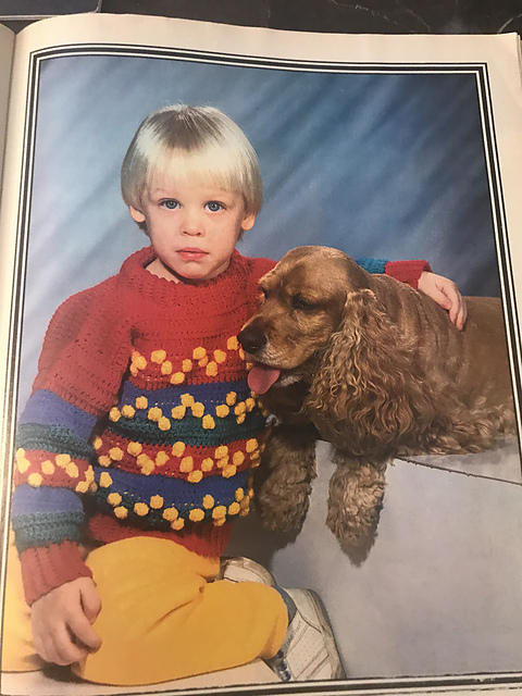 Child's Popcorn Sweater