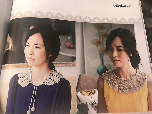 Ladylike Lace Fan Stitch Collar