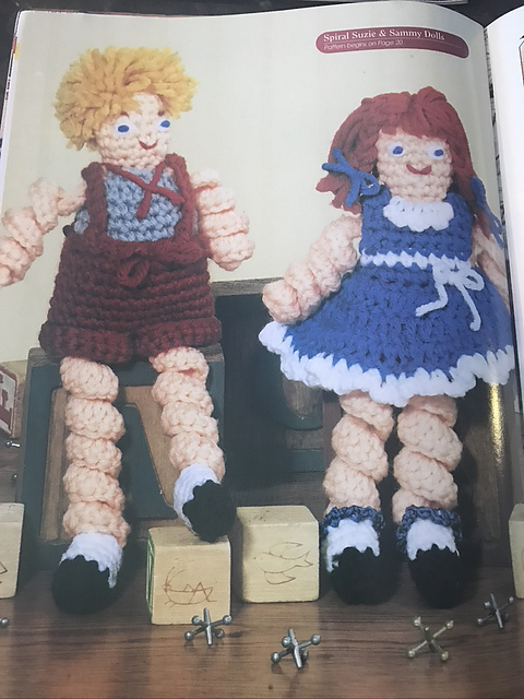 Spiral Suzie & Sammy Dolls
