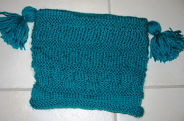 Textured Two-Tassle Toque