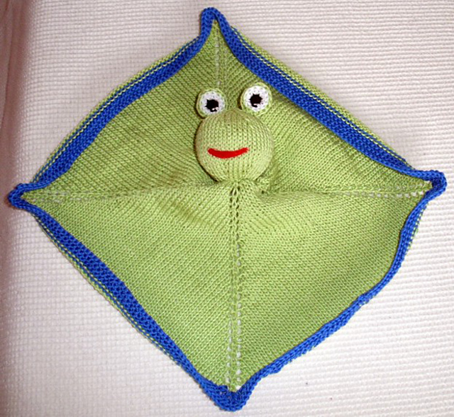 Schmusetuch "Frosch"