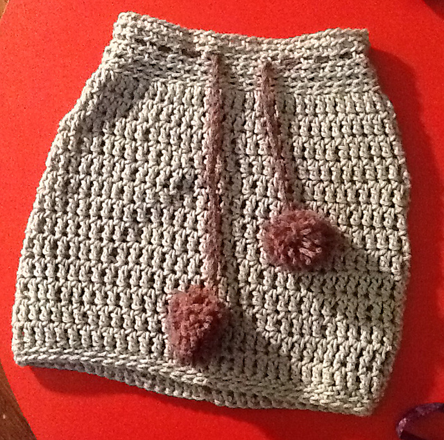 Easy-as-1-2-3 Toddler Pompom Skirt