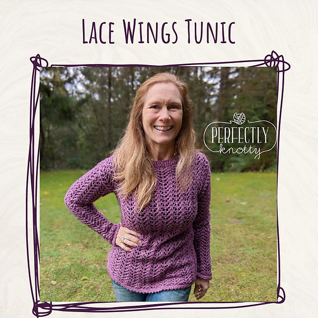 Lace Wings Knit Tunic