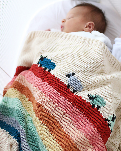 baby rainbow blanket