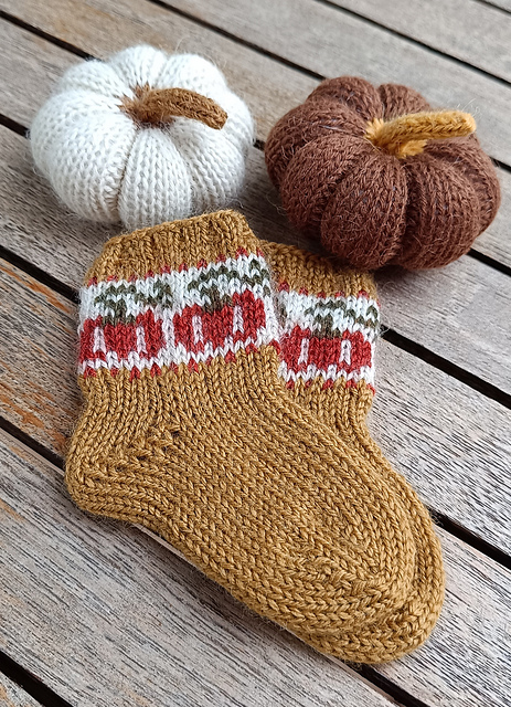 Chaussettes bébé Citrouille
