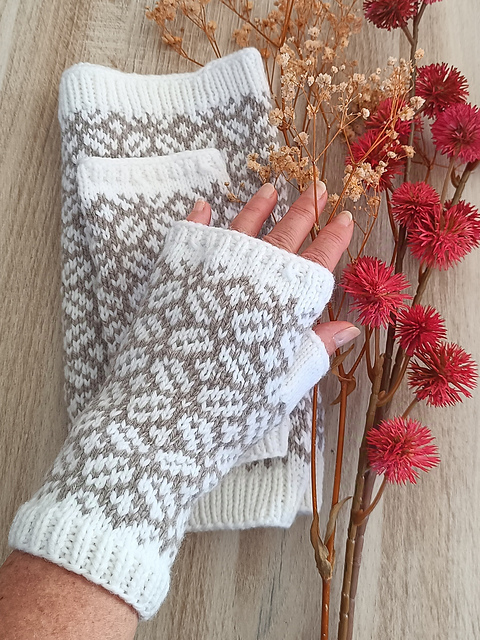 Mitaines et snood trygane