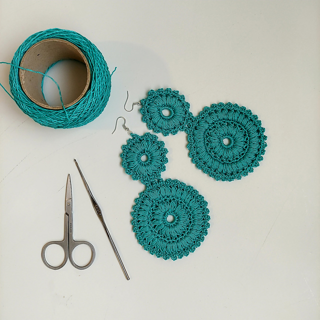 Blue lagoon earrings