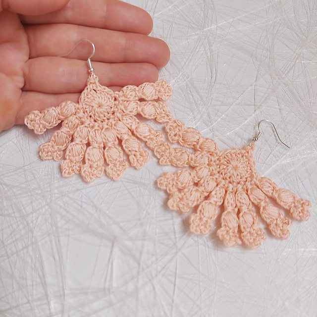 Dandelion earrings