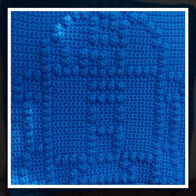 R2D2 Bobble Afghan Block