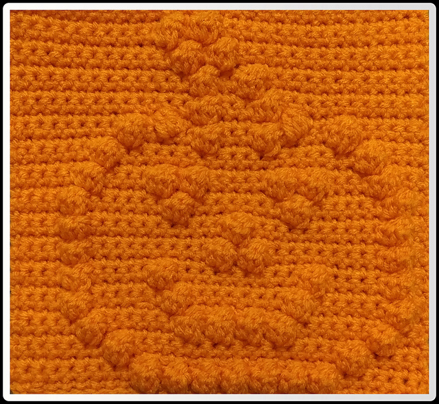 Happy Pumpkin Bobble Square