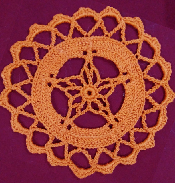 Pentagram Doily