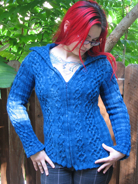 #20 Cable/Rib Cardigan