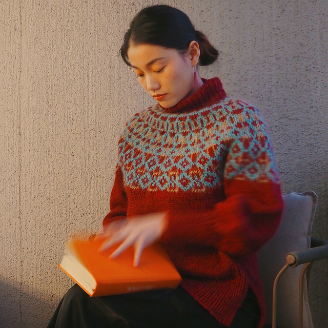 Red Lantern Sweater