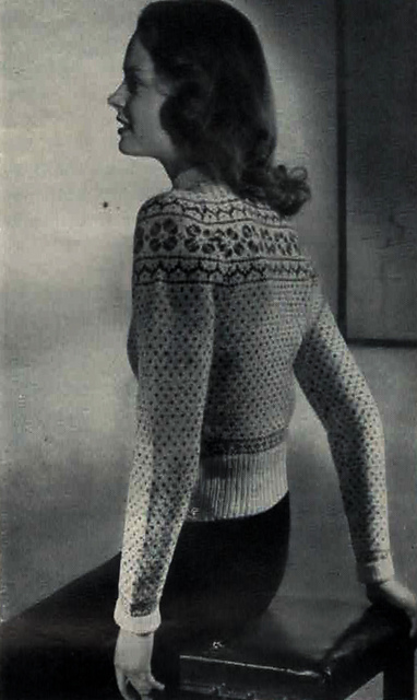 Womens Fair Isle Sweater