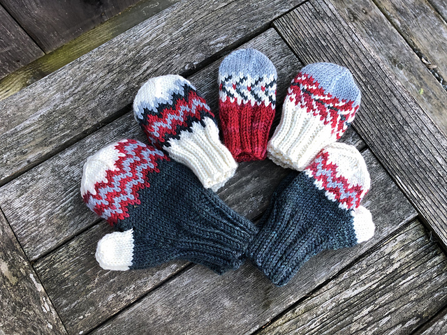 Solstice Mittens For Five