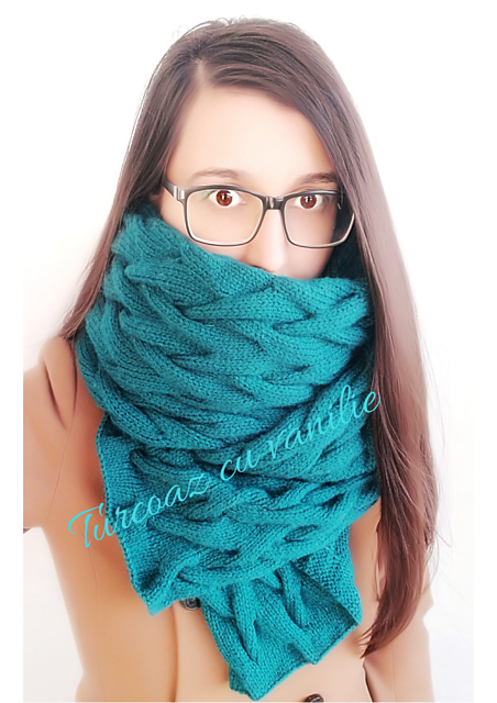 Landscape cables scarf