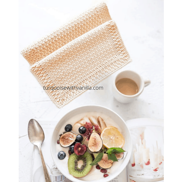 Textured dish wash cloth set