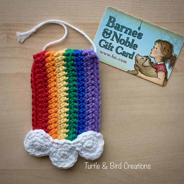 Rainbow Gift Card Holder
