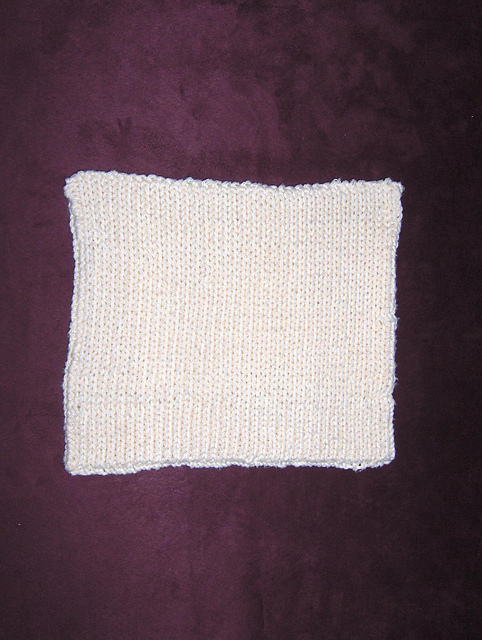K-105, Borderless Double-Stockinette Dishcloth