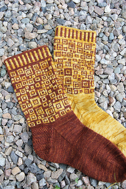Squares Socks - Nurkkakunnan sukat