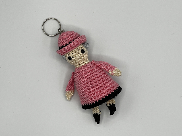 Queen Elizabeth Keychain