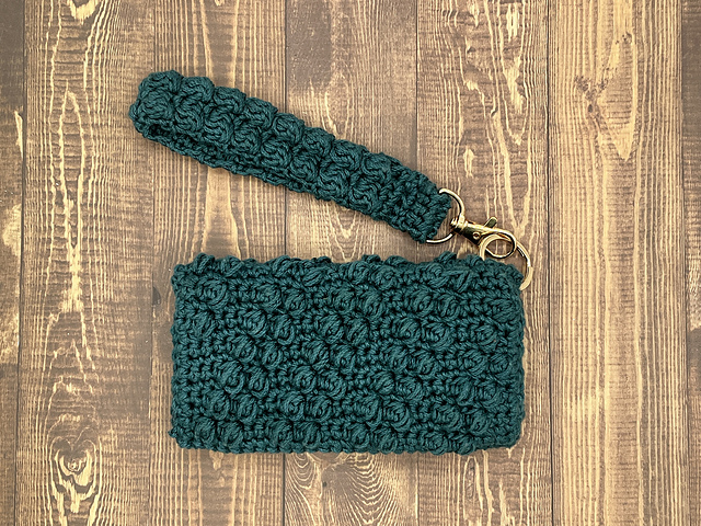 Diagonal Puff Stitch Wallet