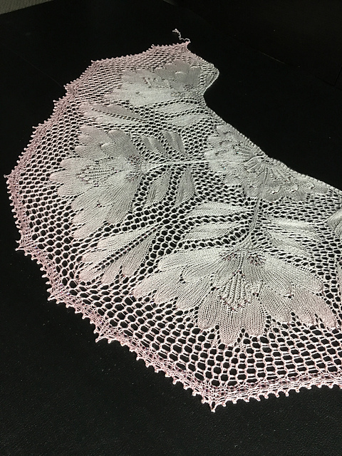 Simply Peony – Pfingstrose Shawl