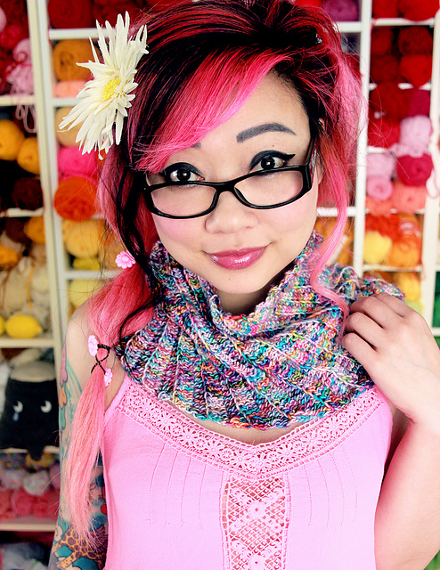 Rainbow Rays Cowl